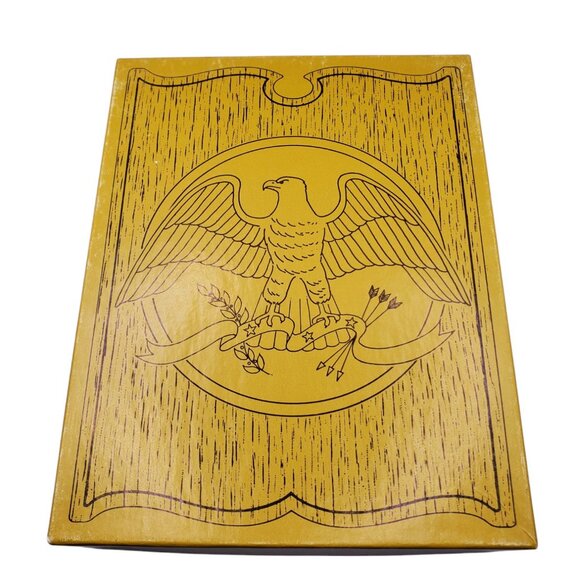 Heritage Door Knocker Plaque Colonial Eagle Liberty Bell Flag Bicentennial - Picture 8 of 8